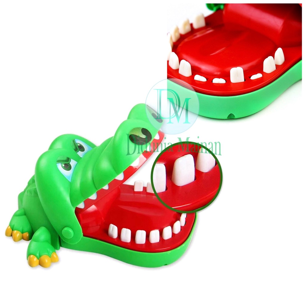 mainan gigi buaya gigit jari prank anak crocodile dentist funny game