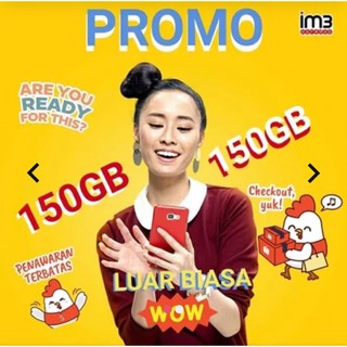 INDOSAT 150 GB KARTU PERDANA | Shopee Indonesia