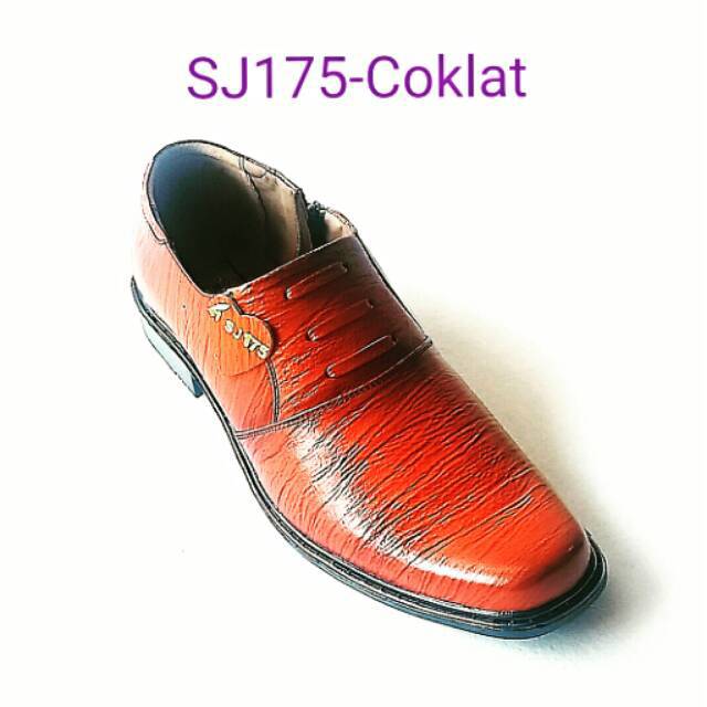 Mandiens - Sepatu Kulit Asli PDH SJ175 Original Medali Export Quality