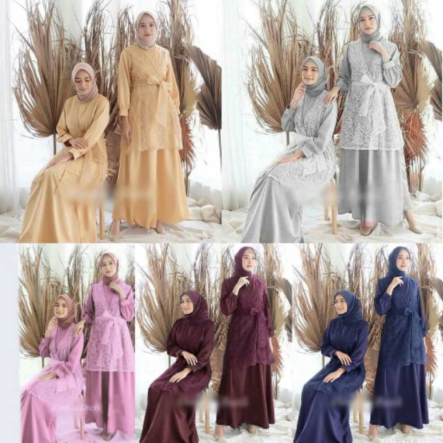 GAMIS AURA MUTIARA best quality