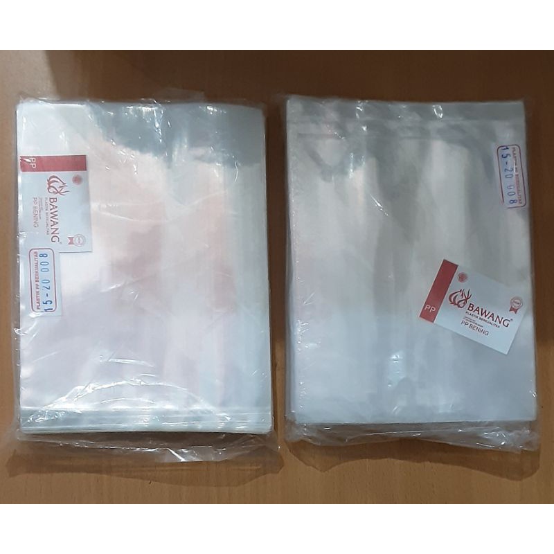 Jual Plastik Pp Bawang Tebal Bening Berbagai Ukuran Shopee Indonesia