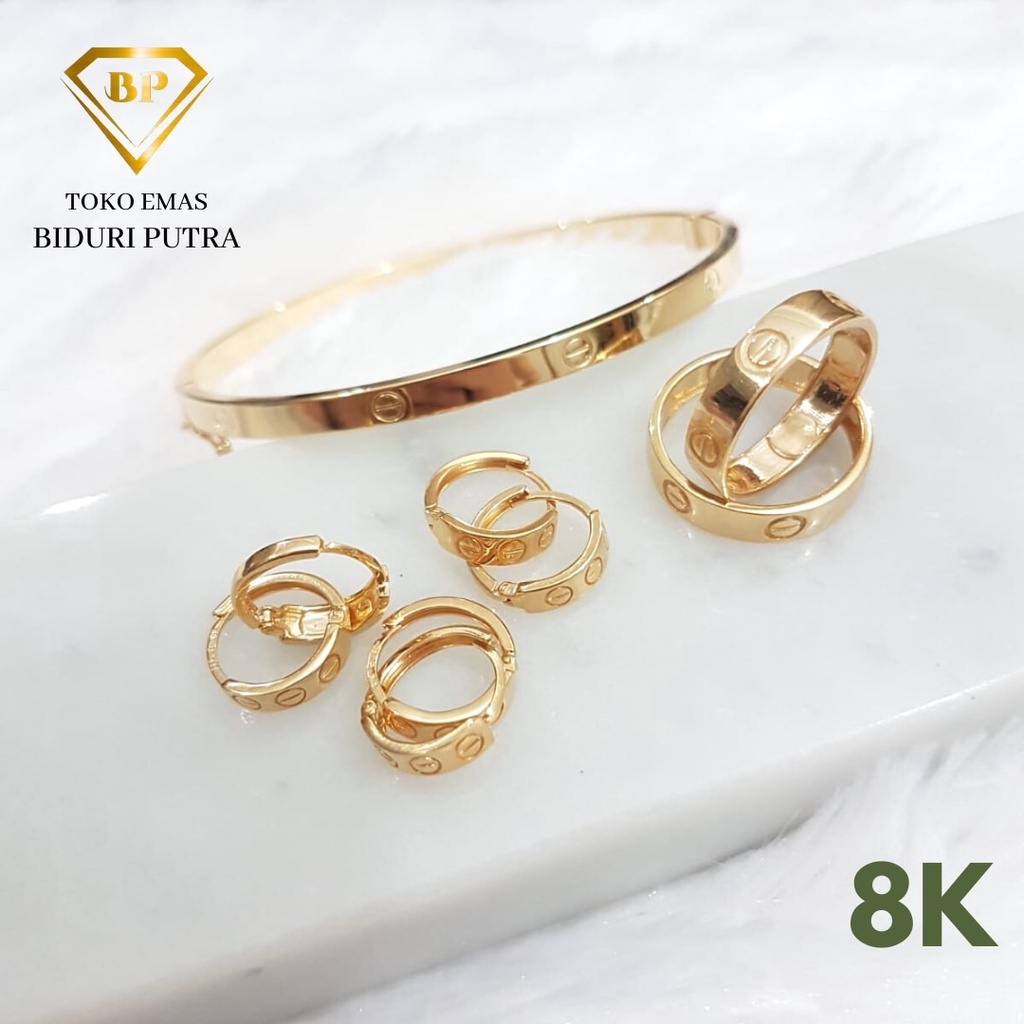 Gelang C*rt!r Oval Perhiasan Emas Asli Kadar 8K/375 - Toko emas biduri putra - gelang emas asli - toko emas asli - gelang emas muda - gelang emas dewasa - gelang emas elegant - toko emas purbalingga- toko emas gadjah - toko emas purwokerto