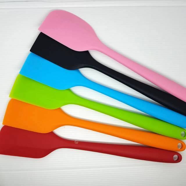 spatula silikon 28 cm sutil silicon sodet tahan panas food grade tanpa sambungan kokoh kuat