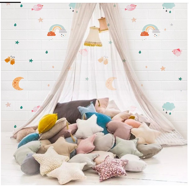 Wallapaper 3D FOAM / Motif Anak tebal 3MM / Wall Foam Dinding-3