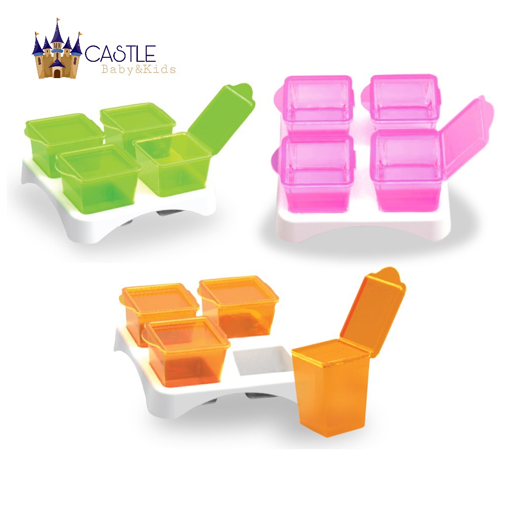 Castle - Multifood Container AP009 Baby safe - Wadah Makanan