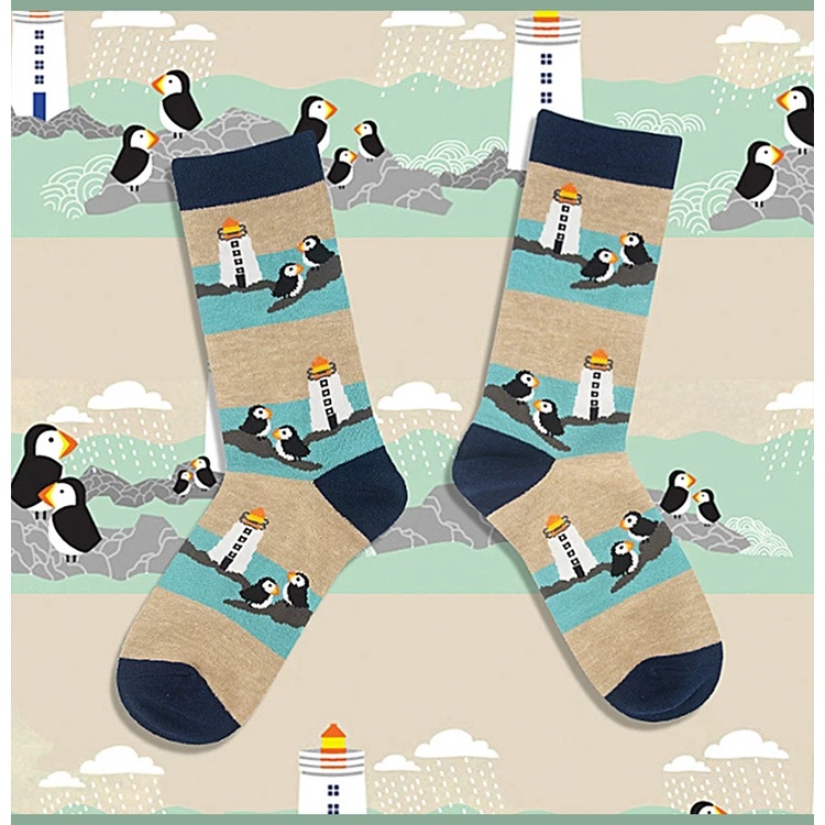 KAOS KAKI ilustrasi I designer colorful socks kaus kaki impor lucu limited