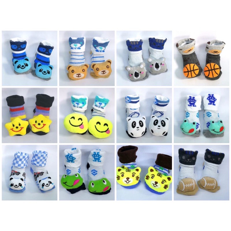 Kaos Kaki Boneka Impor 0-6 bulan / Kaoskaki Boneka untuk Bayi