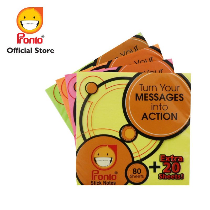 

RB Memo Stick Pronto Brilliant Cubes 654 warna ( 1pak/5warna )
