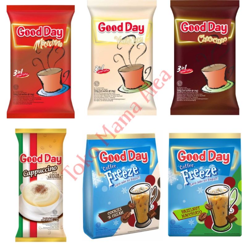 

Good Day Kopi Instant 3 in 1 Murah 10X20g | Kopi Murah Instan 3in1 Murah All Varian