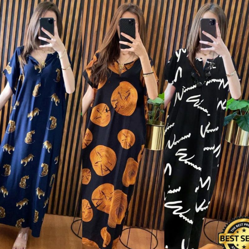 Daster Panjang Bahan Rayon Halus Shopee Indonesia