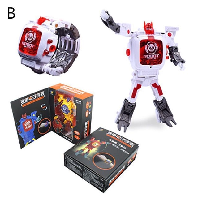 Mainan Jam Tangan Robot Transformers Anak Mainan anak anak transformers