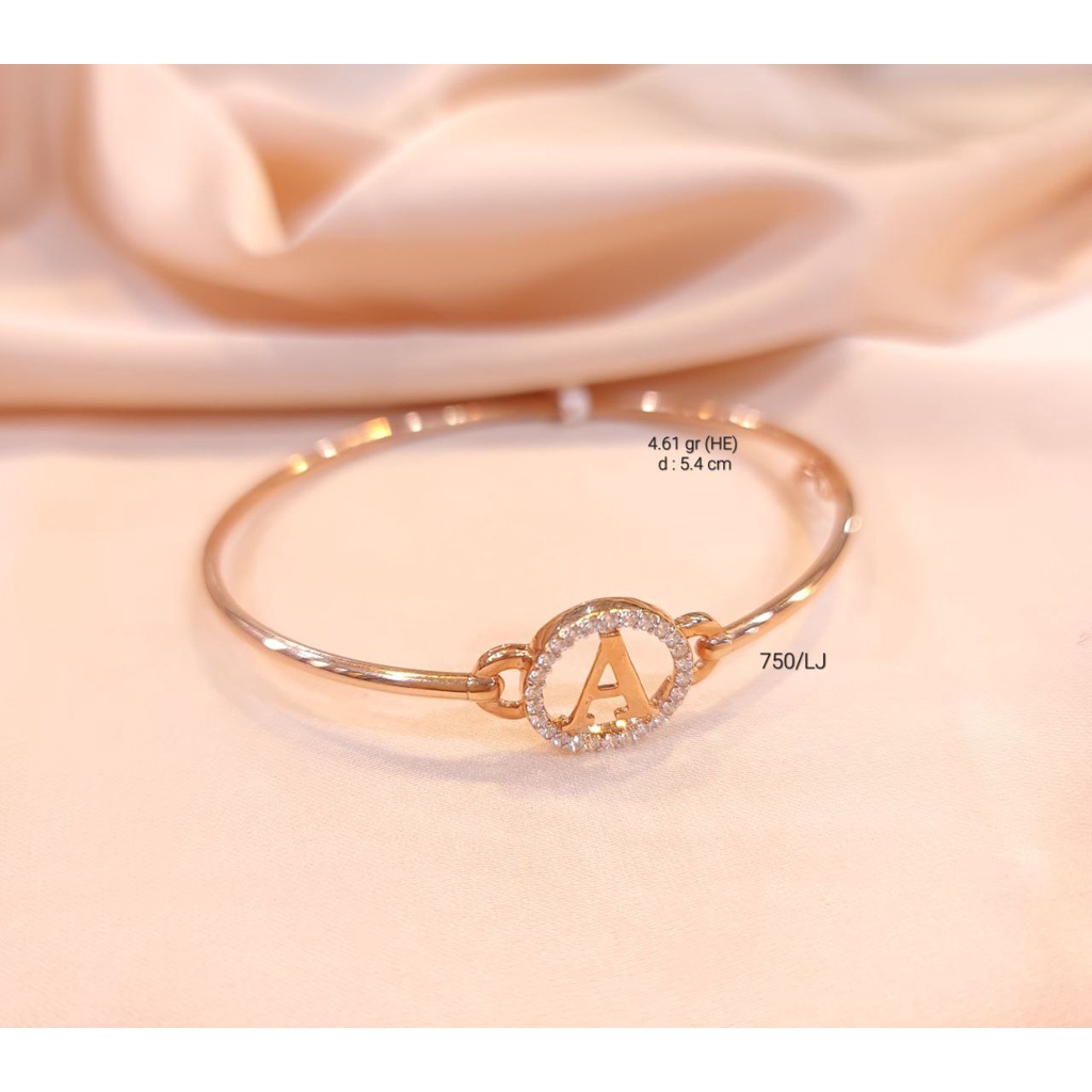 Gelang Emas Perhiasan Kadar 750/75% (LJ)