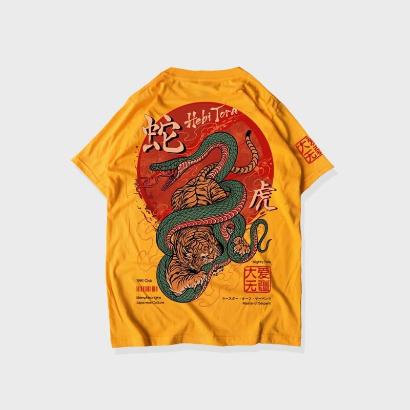 STHIRA | TSHIRT HEBI TORA MEMPHIS ORIGINS | BAJU DISTRO | OUTER