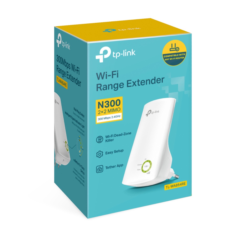 TP-LINK TL-WA854RE Wifi Extender Wifi penguat Signal amplifier Garansi Resmi 1 Tahun