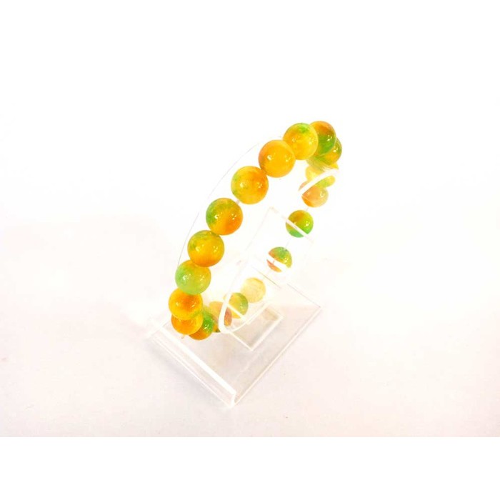  Gelang  Kesehatan  Yellow Jade Giok  Natural Kuning Corak 