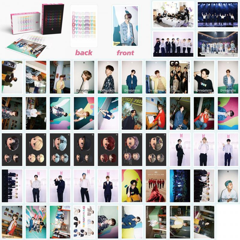 54pcs / Kotak Kartu Lomo Foto HD BTS BE Season