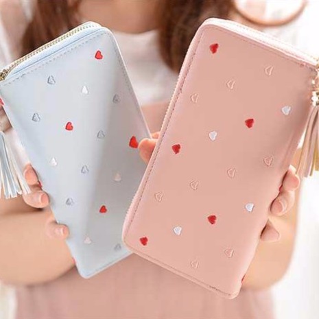 DOMPET LOVE TAOBAO PASTEL - Dompet panjang wanita