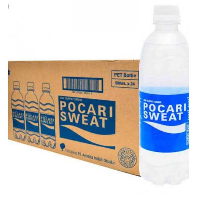 Pocari Sweat Botol 350ml &amp; 500ml [1karton 24botol]