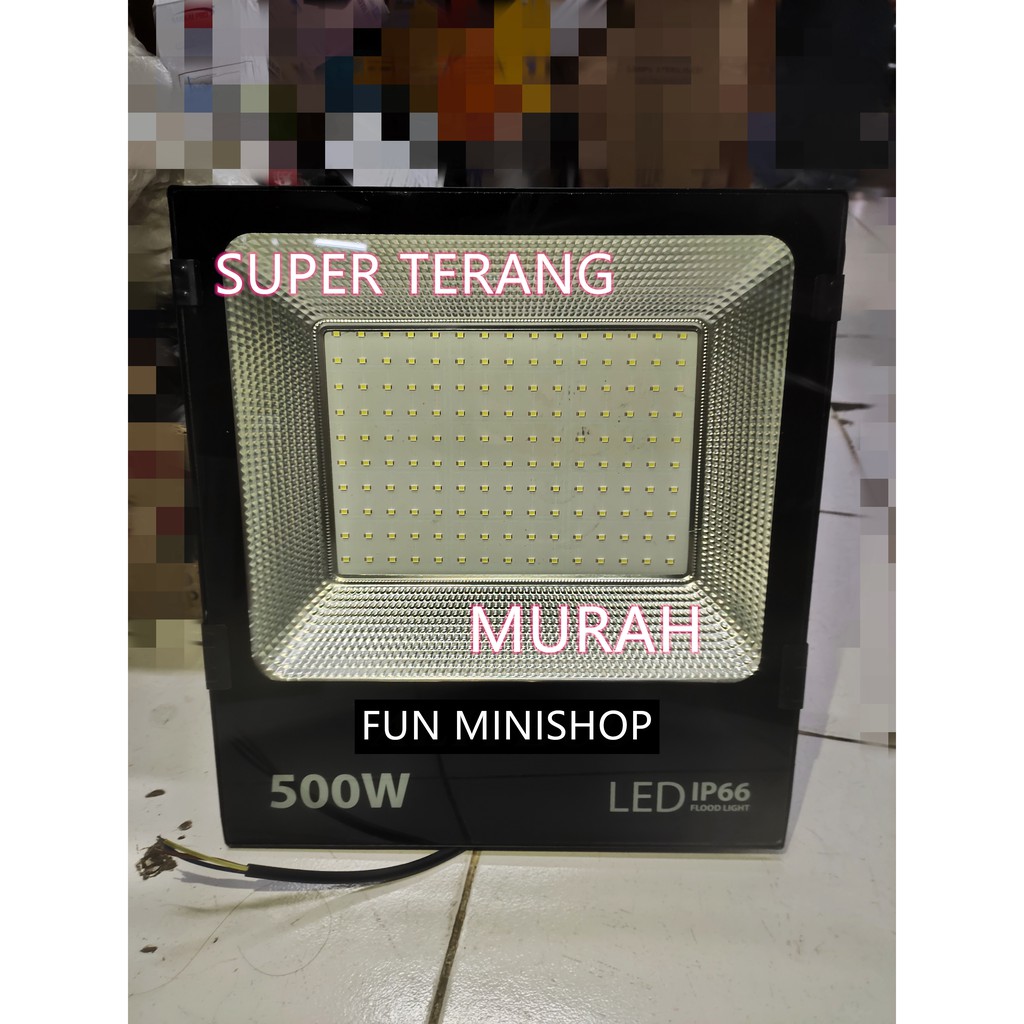 lampu sorot kap sorot floodlight led 500w outdoor lampu tembak led