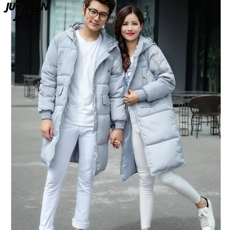 jaket pria wanita longcoat winter hangat musim dingin