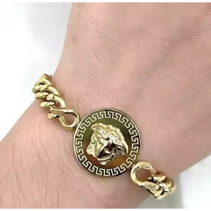 Gelang Rantai/Gelang bangle bangkok Wanita/GELANG SERUT WANITA Anti Luntur Fashion Aksesoris Wanita Gelang Tangan Lapis Emas 24K Anti Karat