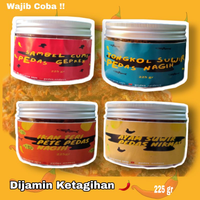 

PAKET 4 VARIANT SAMBAL PEDES ENDEUS