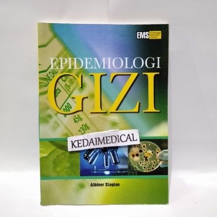 BUKU EPIDEMIOLOGI GIZI ALBINER SIAGIAN TERMURAH