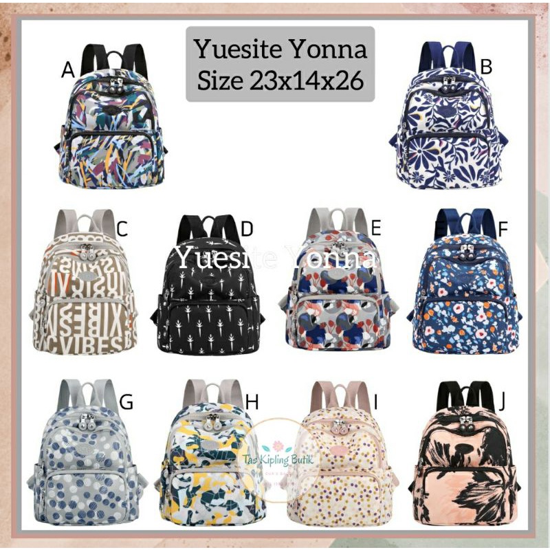 TAS RANSEL YUESITE YONNA ORIGINAL/BACKPACK FASHION BAG