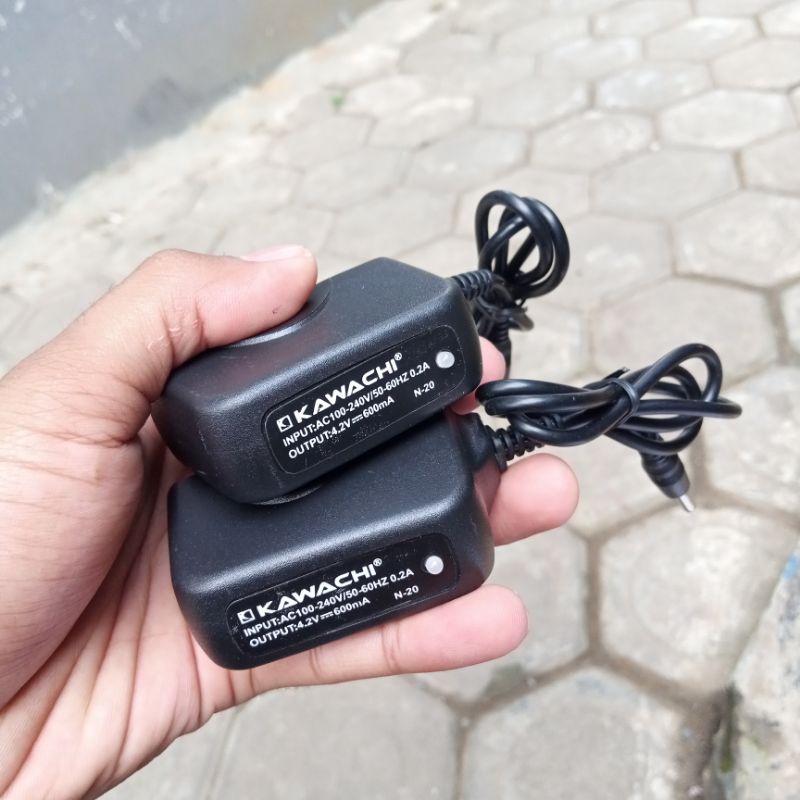 Charger Senter Kepala Kawachi Ori Charger Adaptor untuk senter Kepala