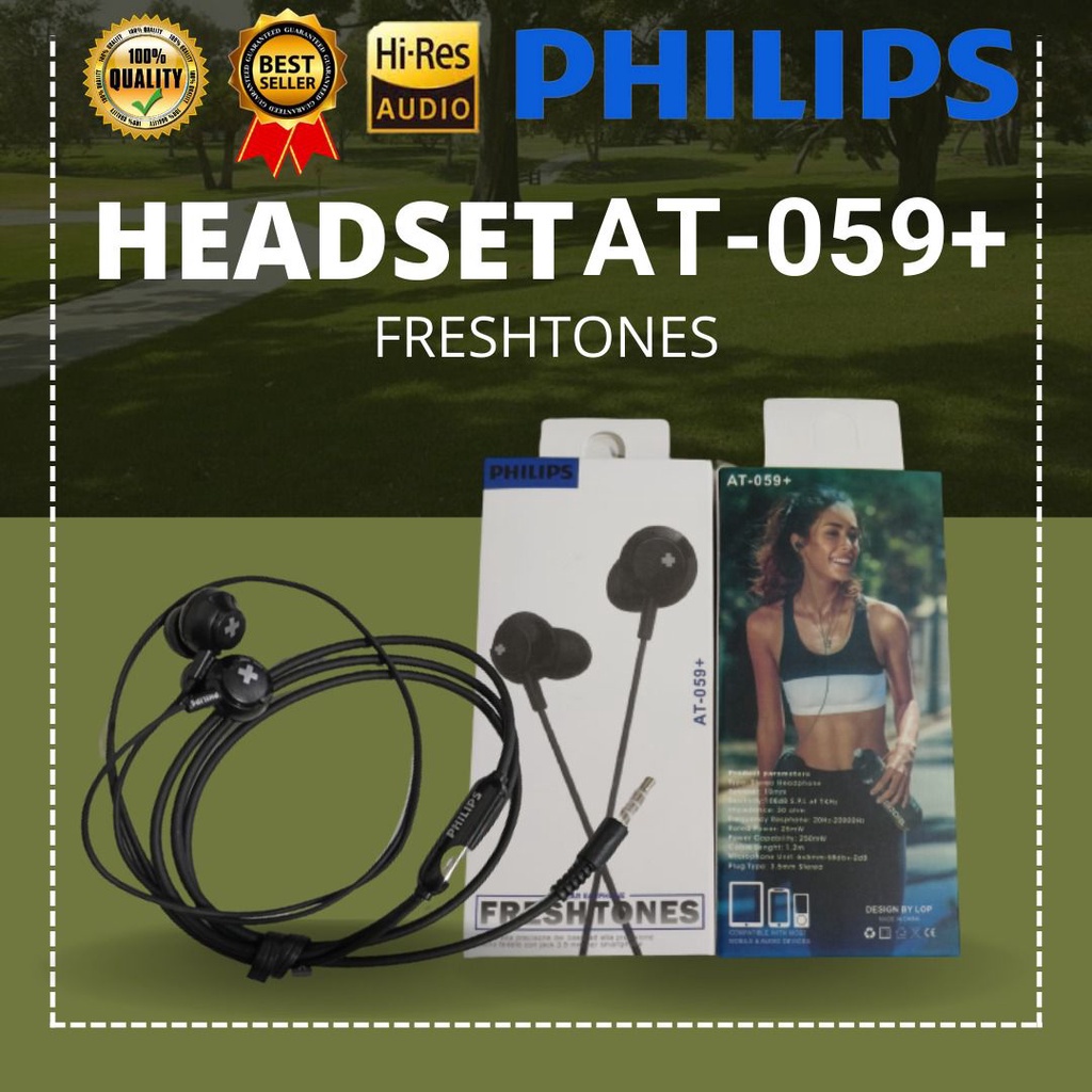 HEADSET PHILIPSS AT-059+ (BINTANGG ACC )