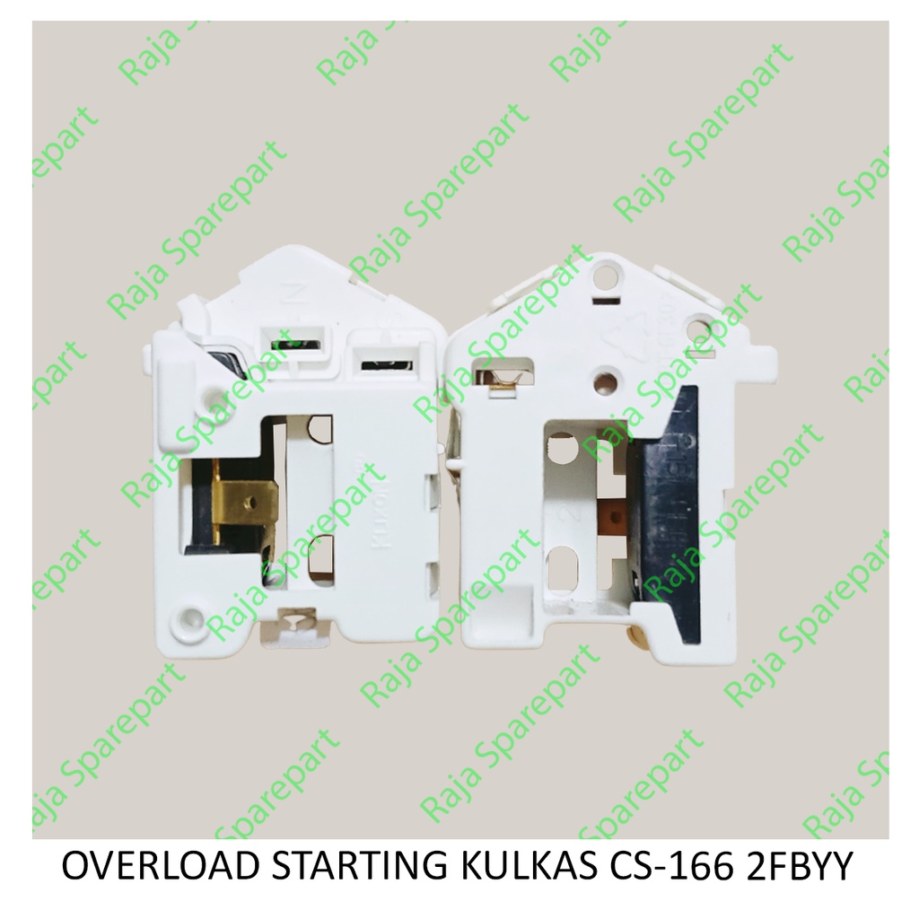 OSK166 OVERLOAD KULKAS/OVERLOAD STARTING KULKAS CS-166 2FBYY (HARGA PERBIJI)