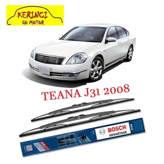 WIPER BOSCH NISSAN TEANA J31 2008 BOSCH ADVANTAGE 24&quot; &amp; 19&quot; SEPASANG WIPER