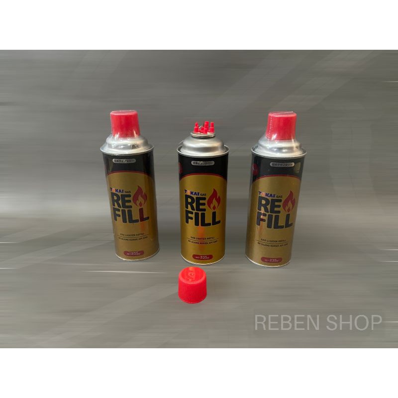 TOKAI GAS REFILL/ GAS ISI ULANG KOREK API TOKAI