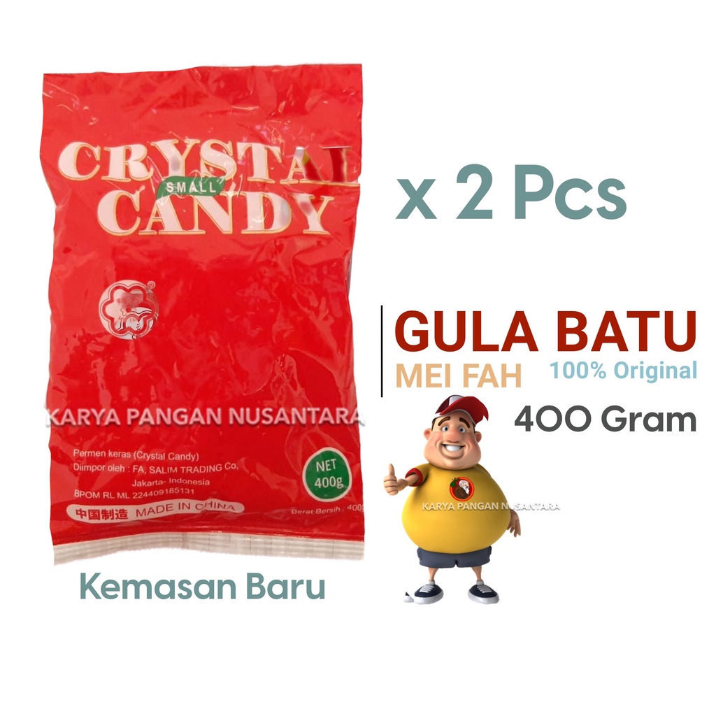 

PAKET GULA BATU MEI FAH LUMP ROCK SUGAR GULA BATU 2 PACK X 400 GR