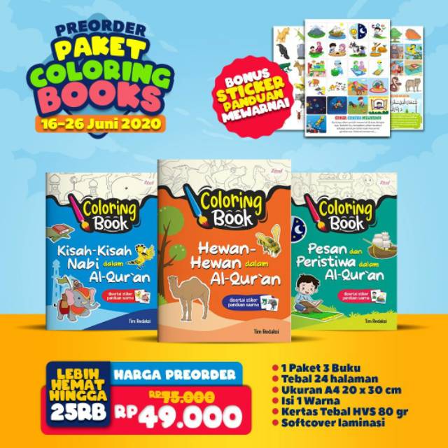 Paket Coloring Books Ziyad