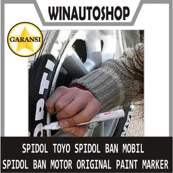 

SPIDOL TOYO Spidol Ban Mobi Spidol Ban Motor ORIGINAL Paint Marker Diskon