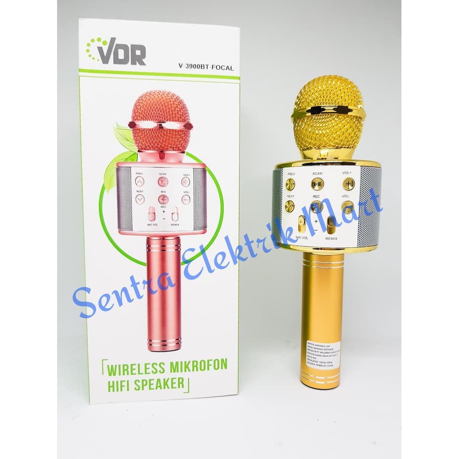 Mic Portable Focal VDR V-3900BT-Focal