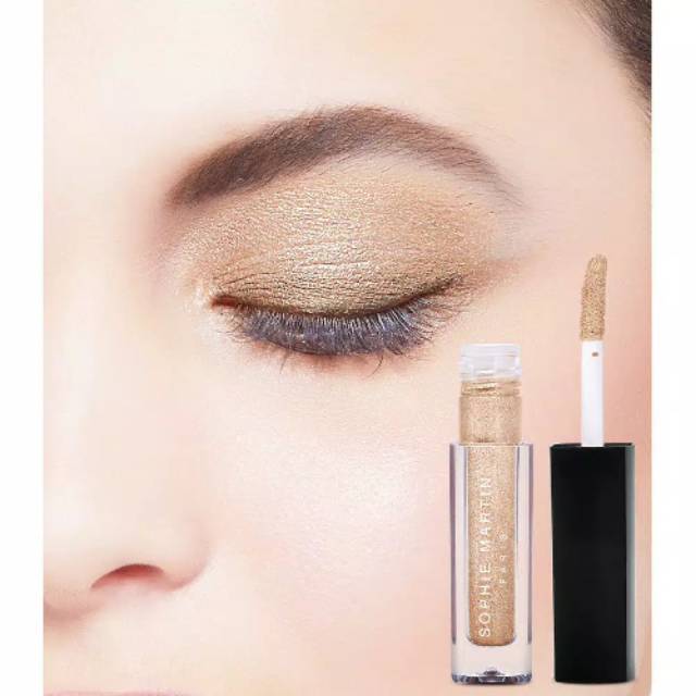 EYE SHADOW CAIR SOPHIE MARTIN LIQUID EYE SHADOW GOLD FINGER SBSLES1 IMPORT HARGA MEMBER