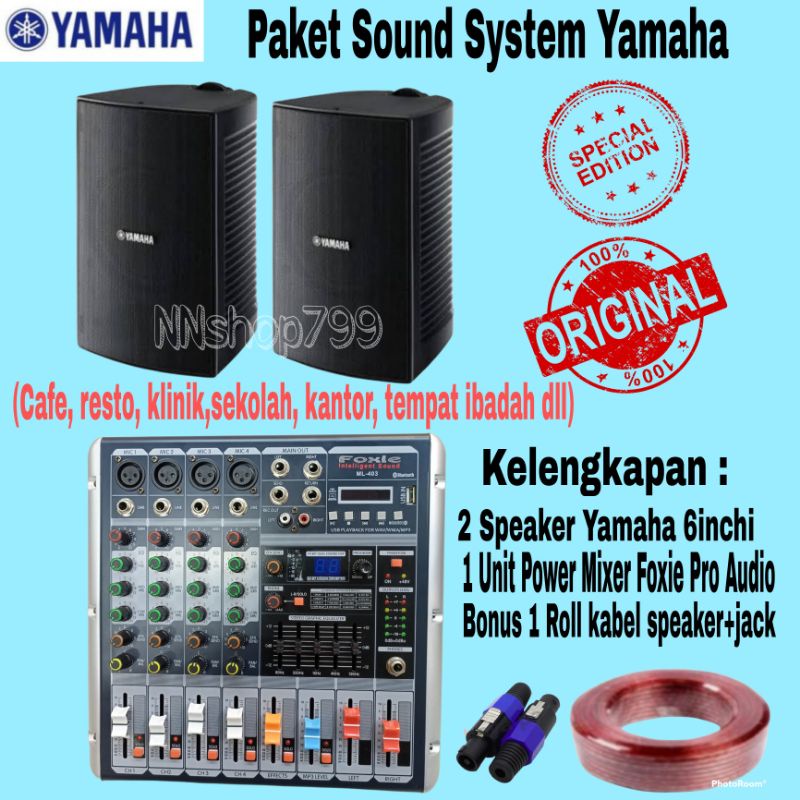 Paket Sound System Speaker Yamaha VS6 isi 2