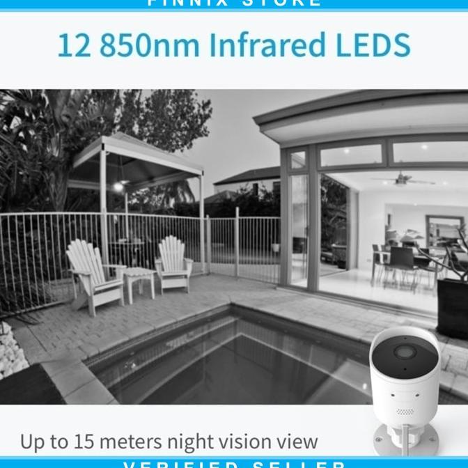 CCTV Yi Outdoor Camera 1080P Smart IP Camera - Garansi Resmi