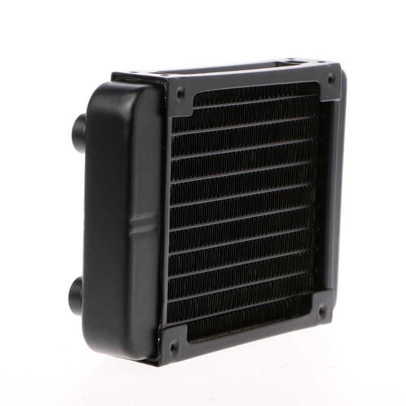 btsg 120mm Aluminum Computer Radiator Water Cooler 10 Tube CPU Heat Sink Exchanger