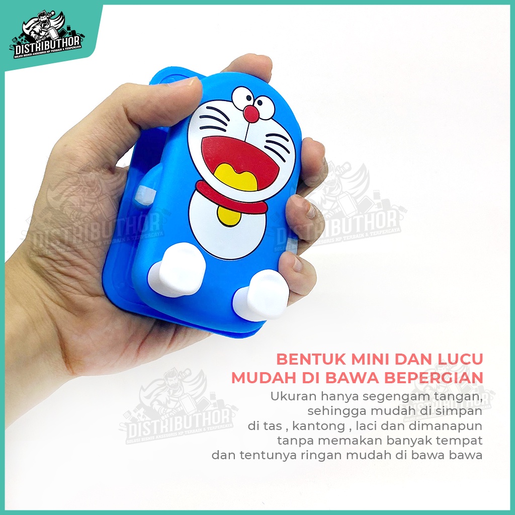 Holder hp karakter lucu unik penahan penyangga tatakan ponsel motif kartun anak lipat  mudah dibawa NB52K