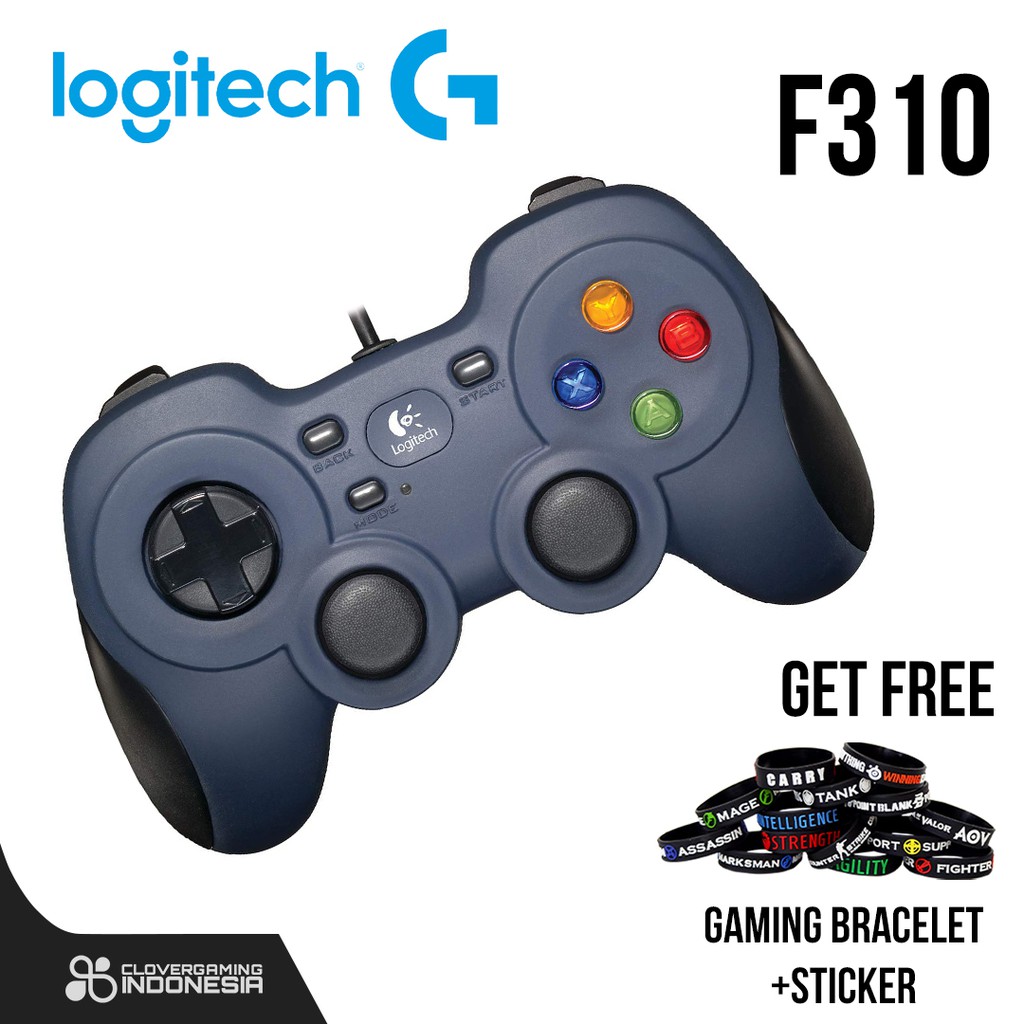 Logitech F310 Gamepad Joystick - Original Garansi Resmi