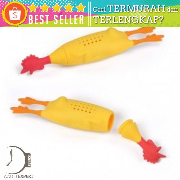 Saringan Infuser Container Ramuan Herbal Model Ayam - Yellow