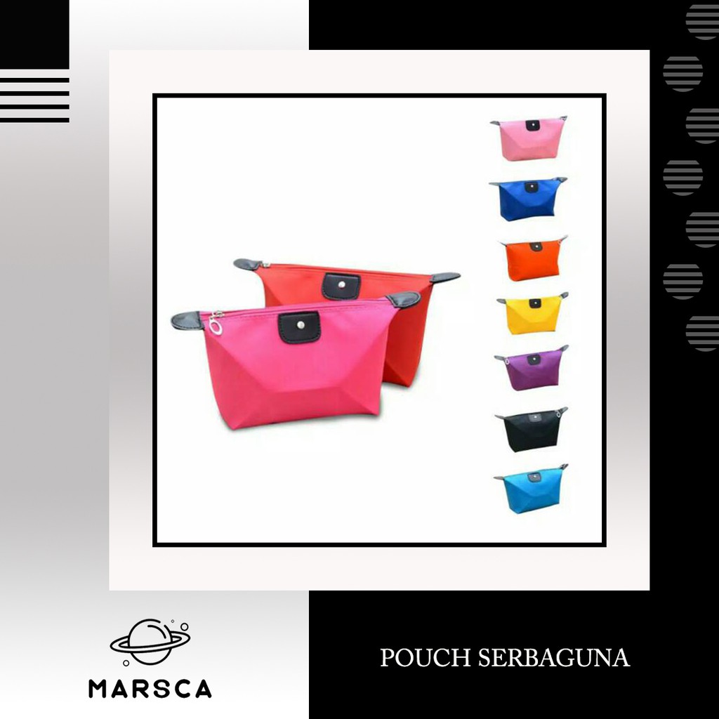 Tas Pouch Kosmetik Wanita Polos