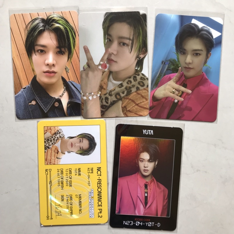 PC / PHOTOCARD YUTA NCT RESONANCE PT. 1 DAN PT. 2