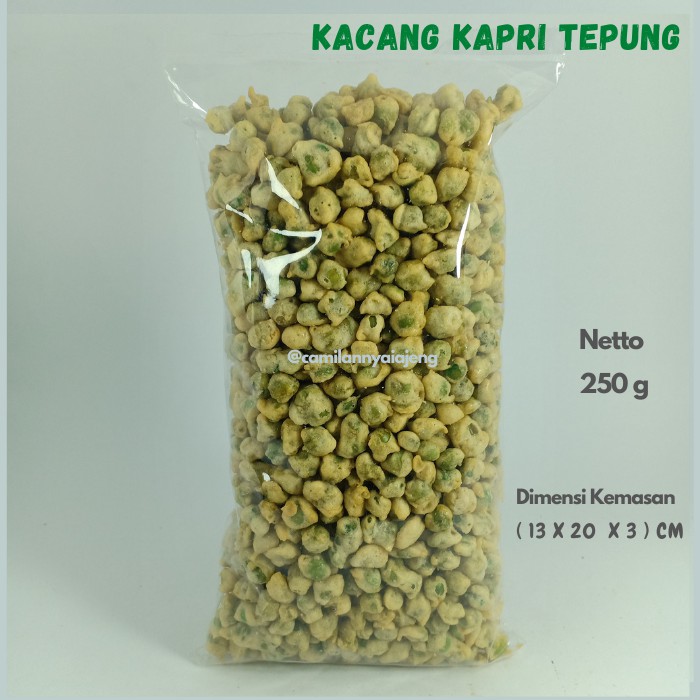 

Kacang Polong Kapri Ijo Banpol Tepung Utama Gurih Camilan Curah 250 g 500 g