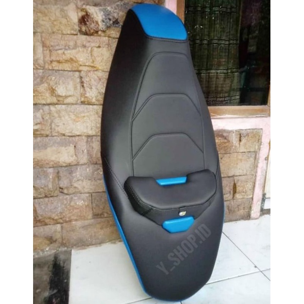 Jok Motor Aerox 125 155 Custom Eropa Kulit MBtech Press Ori Anti Rembes