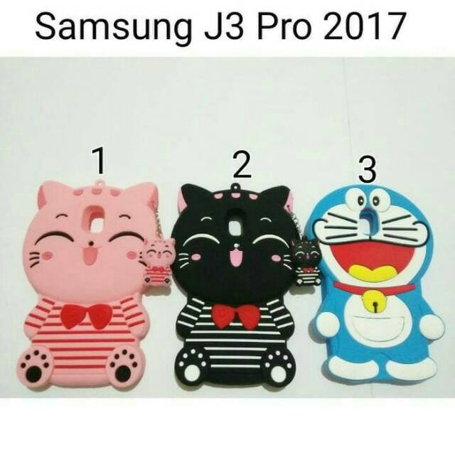 Case Silicon Karakter 3D For Samsung J3 Pro 2017 / Rubber Case Samsung J3 Pro 2017