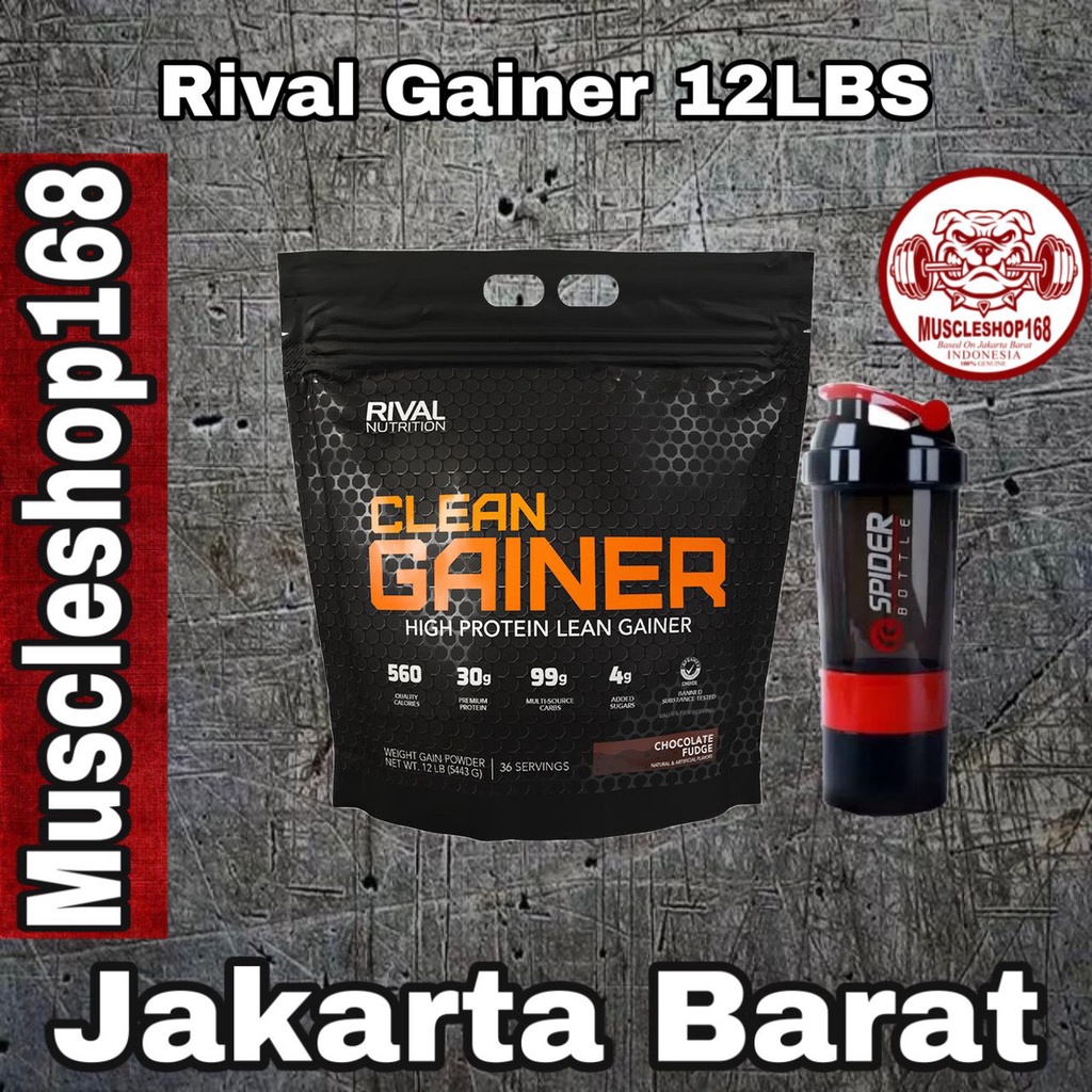 Rival Nutrition Clean Gainer 12 lbs High Protein Gain 12Lbs